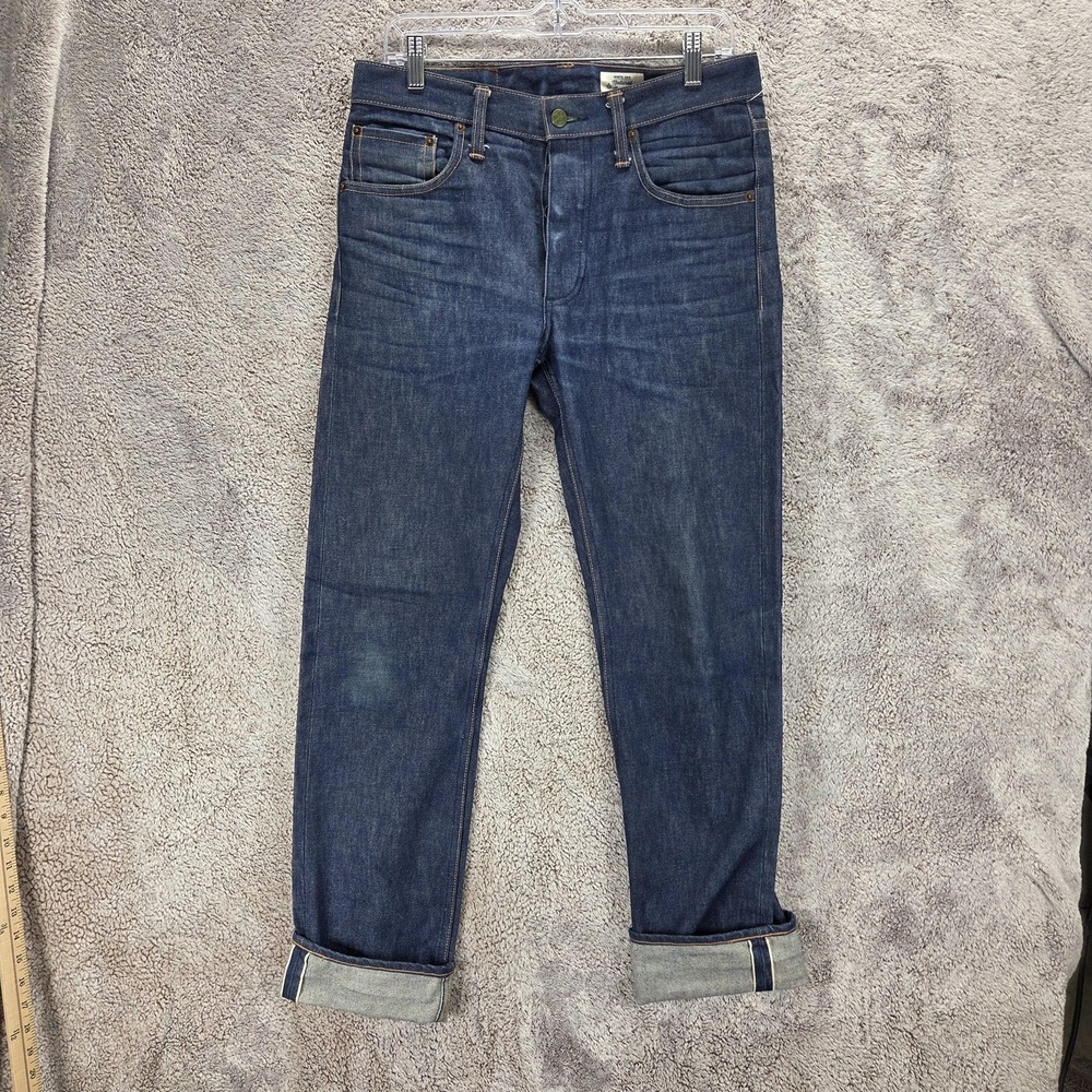 Left Field Jeans Mens 31x30 Blue Selvedge White Oak Cone Denim Indigo Made USA